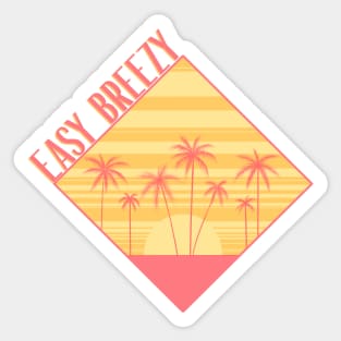Easy Breezy Sticker